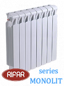 Радиатор биметаллический RIFAR МONOLIT (боковое подключение) 500/14 секции с доставкой в Сургут