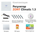 ZONT Climatic 1.3 Погодозависимый автоматический GSM / Wi-Fi регулятор (1 ГВС + 3 прямых/смесительных) с доставкой в Сургут