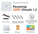 ZONT Climatic 1.2 Погодозависимый автоматический GSM / Wi-Fi регулятор (1 ГВС + 2 прямых/смесительных) с доставкой в Сургут